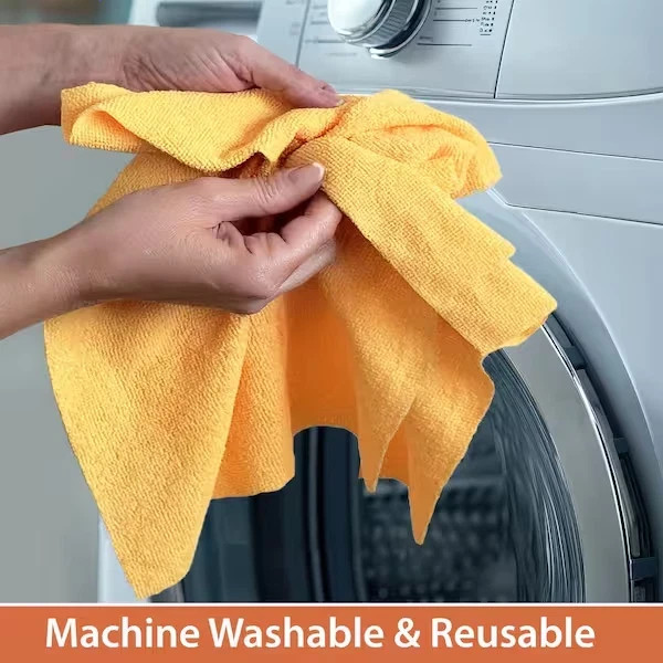 HDX Easy Tear Microfiber Cloth Roll 12 in. x 12 in. (50 Count)