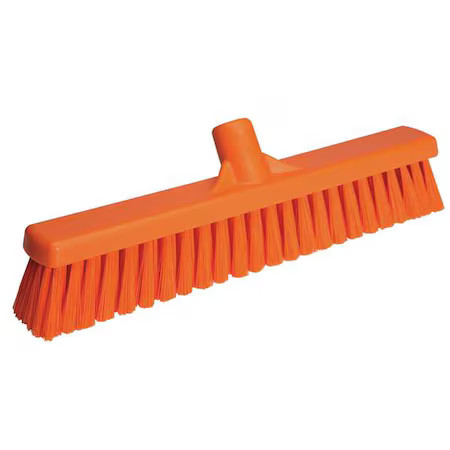 Remco 31797 16 In Sweep Face Broom Head, Medium, Synthetic, Orange