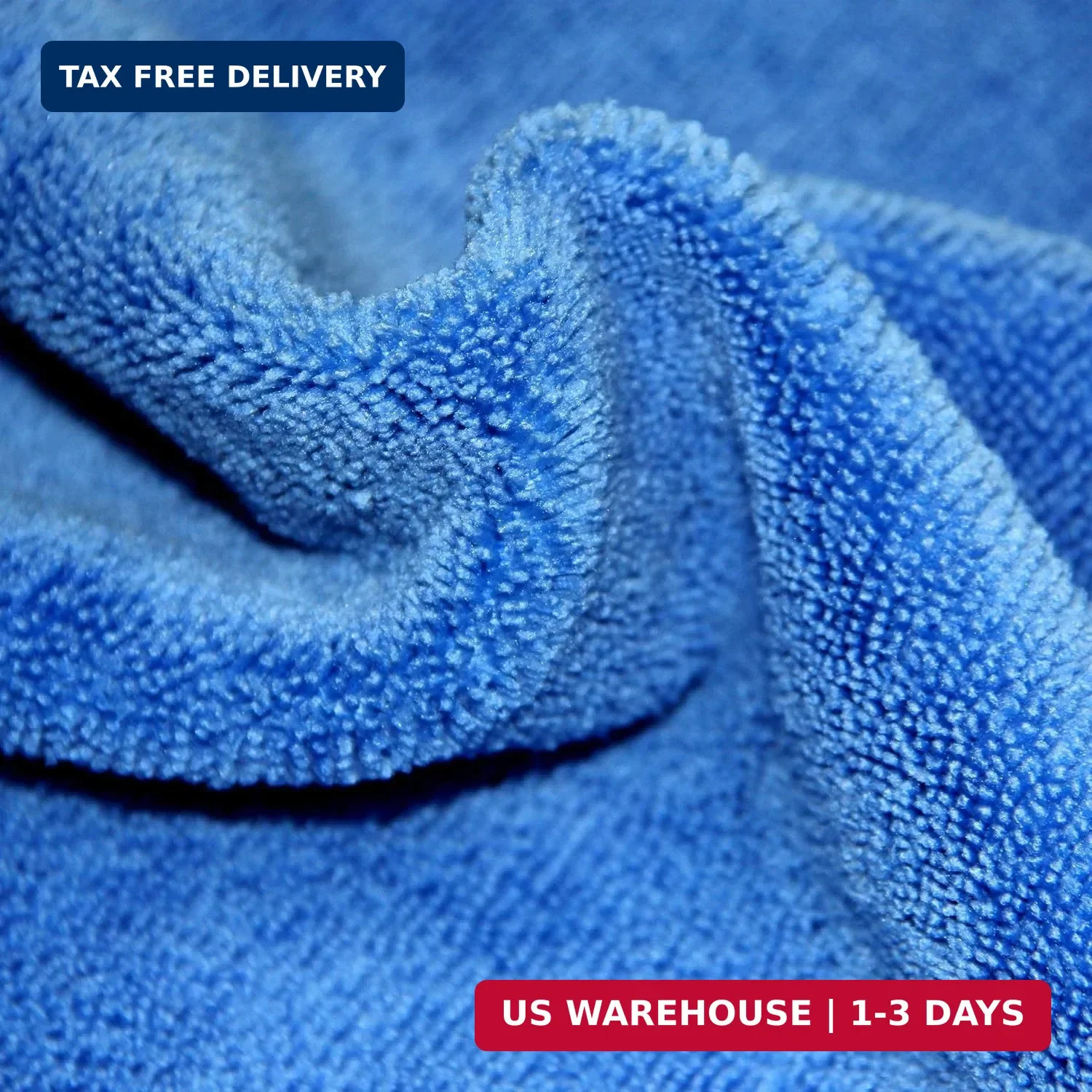 POLYTE Premium Microfiber Cleaning Towel,16×16 in 36 Pack (Blue,Green,Yellow)