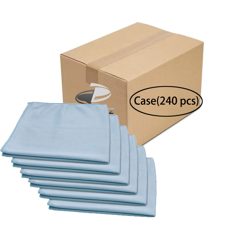 Wholesale (240)Microfiber Glass Cleaning Cloth Lint Free Polishing Towels 16×16″