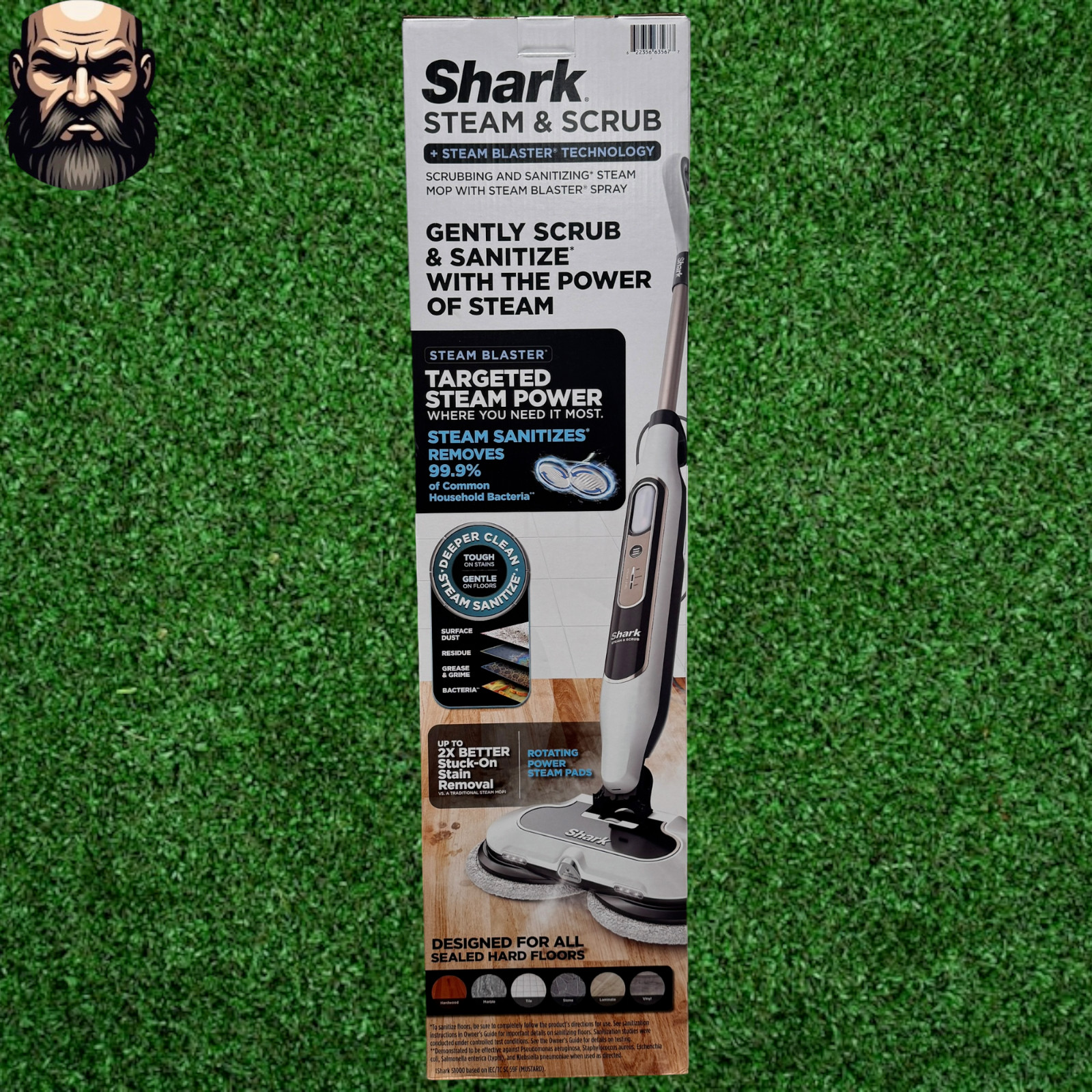 Shark Steam & Scrub All-in-One Steam Mop Steam Blaster S8201 New