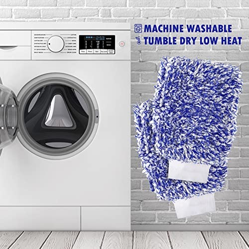 5 Pcs Microfiber Car Wash Mitt Absorbent Blue, Black, Red, White, Grey