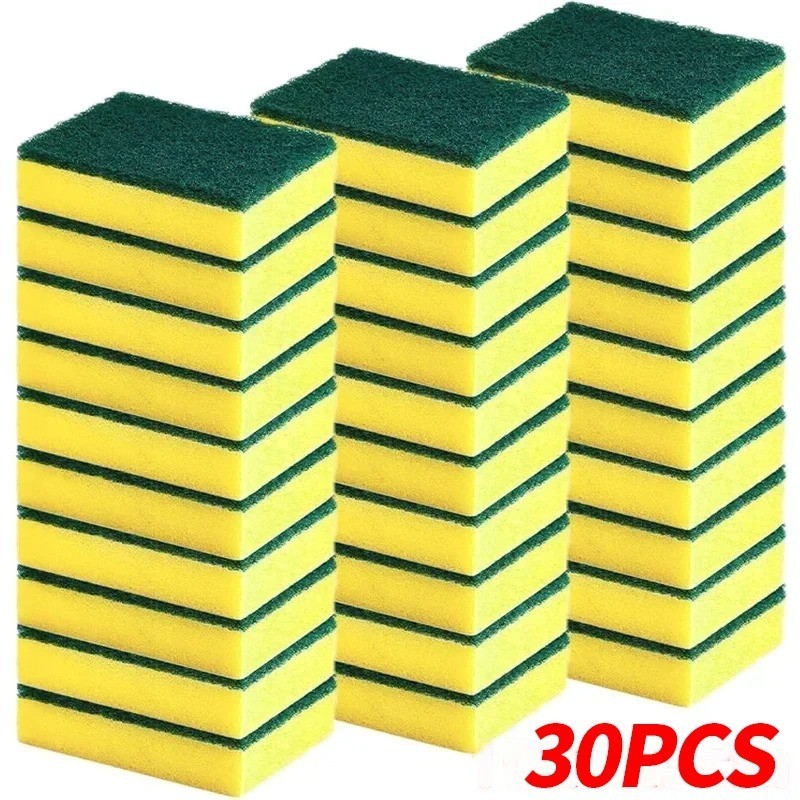 Double-Sided Magic Cleaning Sponge Rust Remover Scrub Brush Kitchen Cleaning