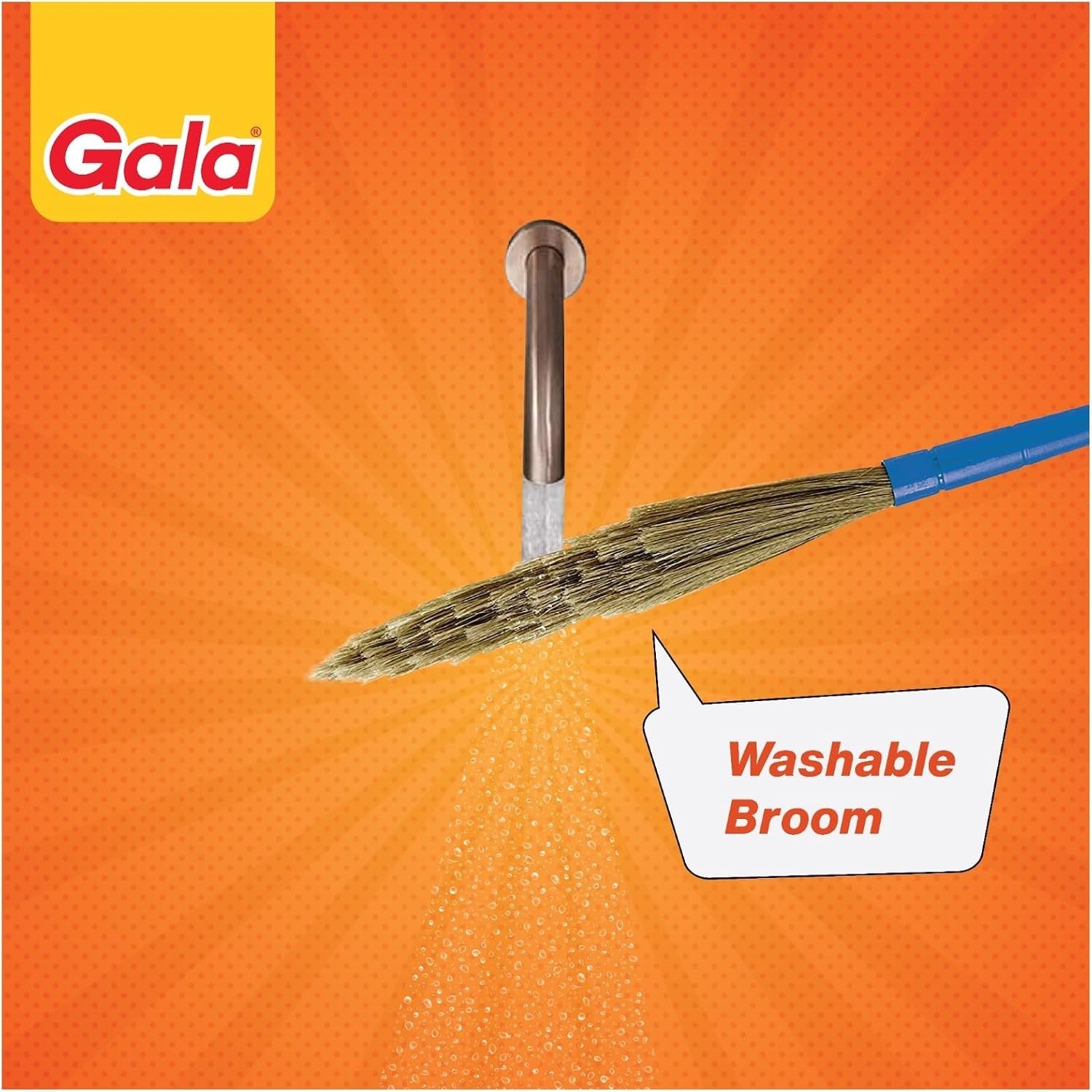 2-Pack No Dust Floor Broom with Nylon Bristles – Ultimate Cleaning Performance