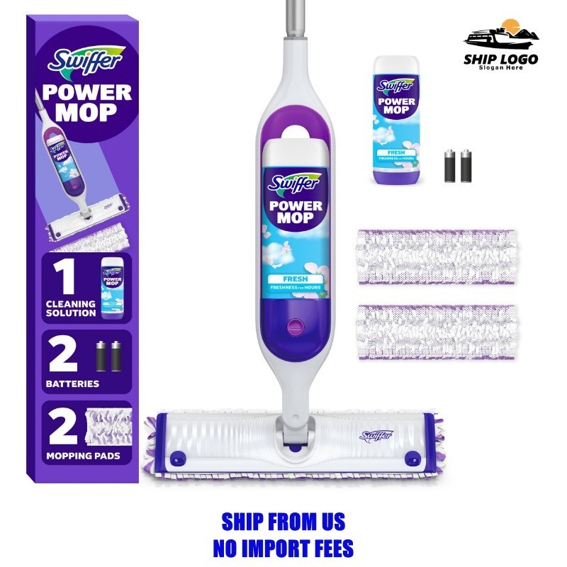 Swiffer Power Mop, Floor Cleaner, Tile, Vinyl, Laminate, Wood, Floor Cleaner, Cl