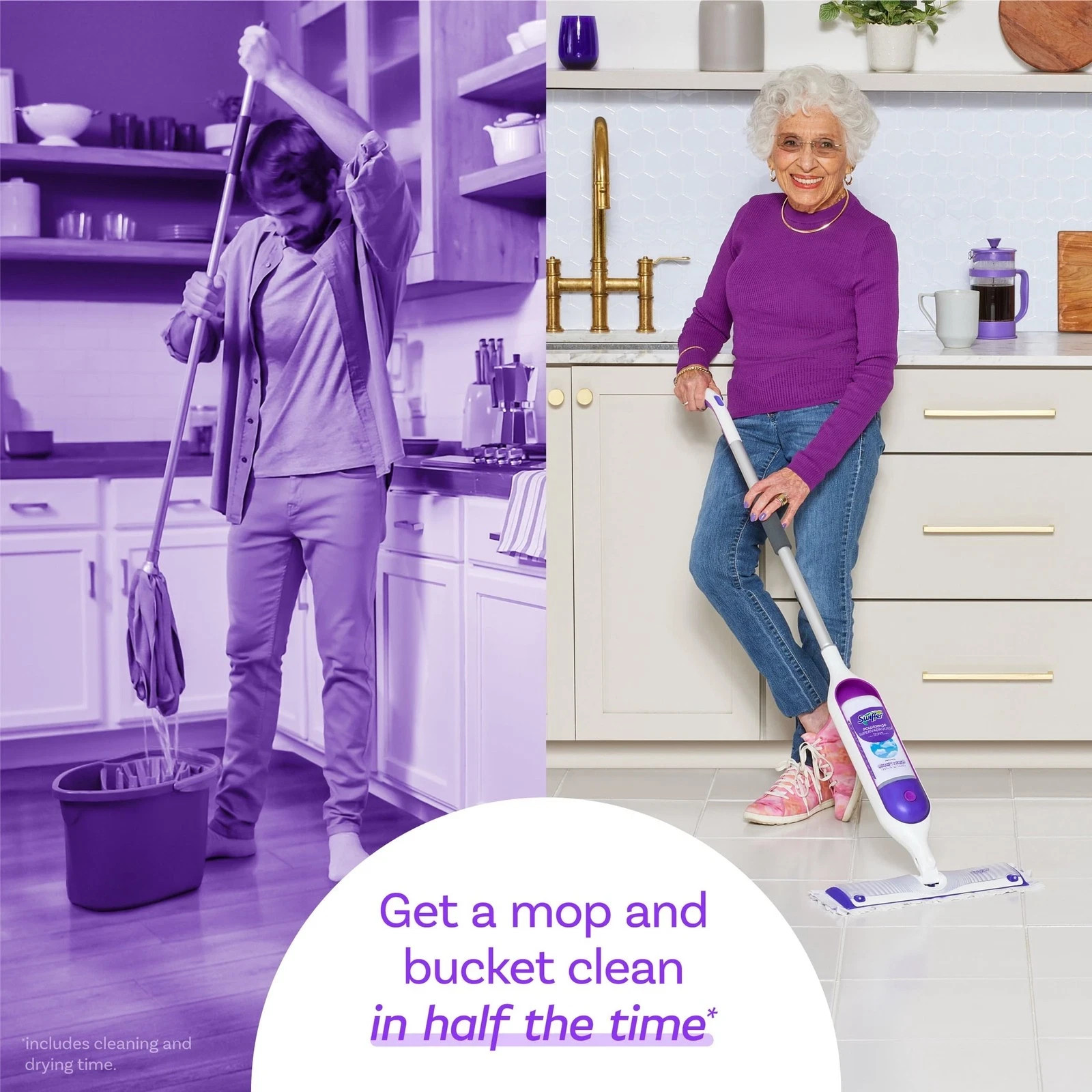 Swiffer Power Mop, Floor Cleaner, Tile, Vinyl, Laminate, Wood, Floor Cleaner