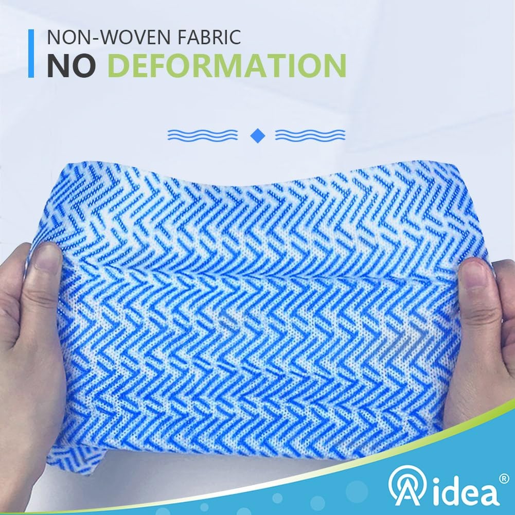 AIDEA Cleaning Wipes, Multi-Purpose Towel Reusable 40 Count (Pack of 1), Blue