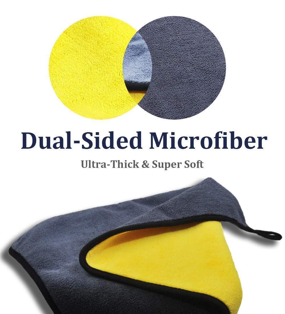 Microfiber Cleaning Cloth Towel No-Scratch Rag Car Wash Wax Polishing Detailing