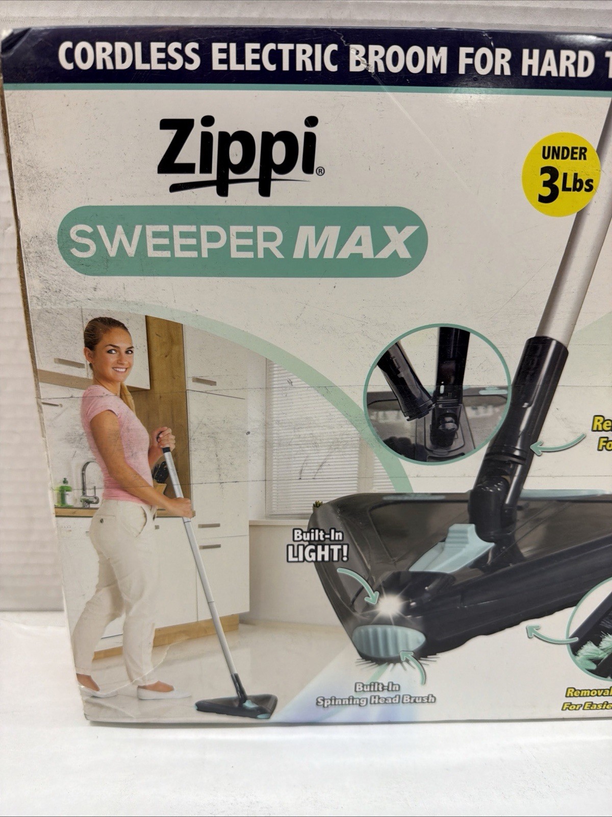 Sweeper Max – 2025 Version Lightweight Sweeper, Triangular Zippi Sweeper Max NEW
