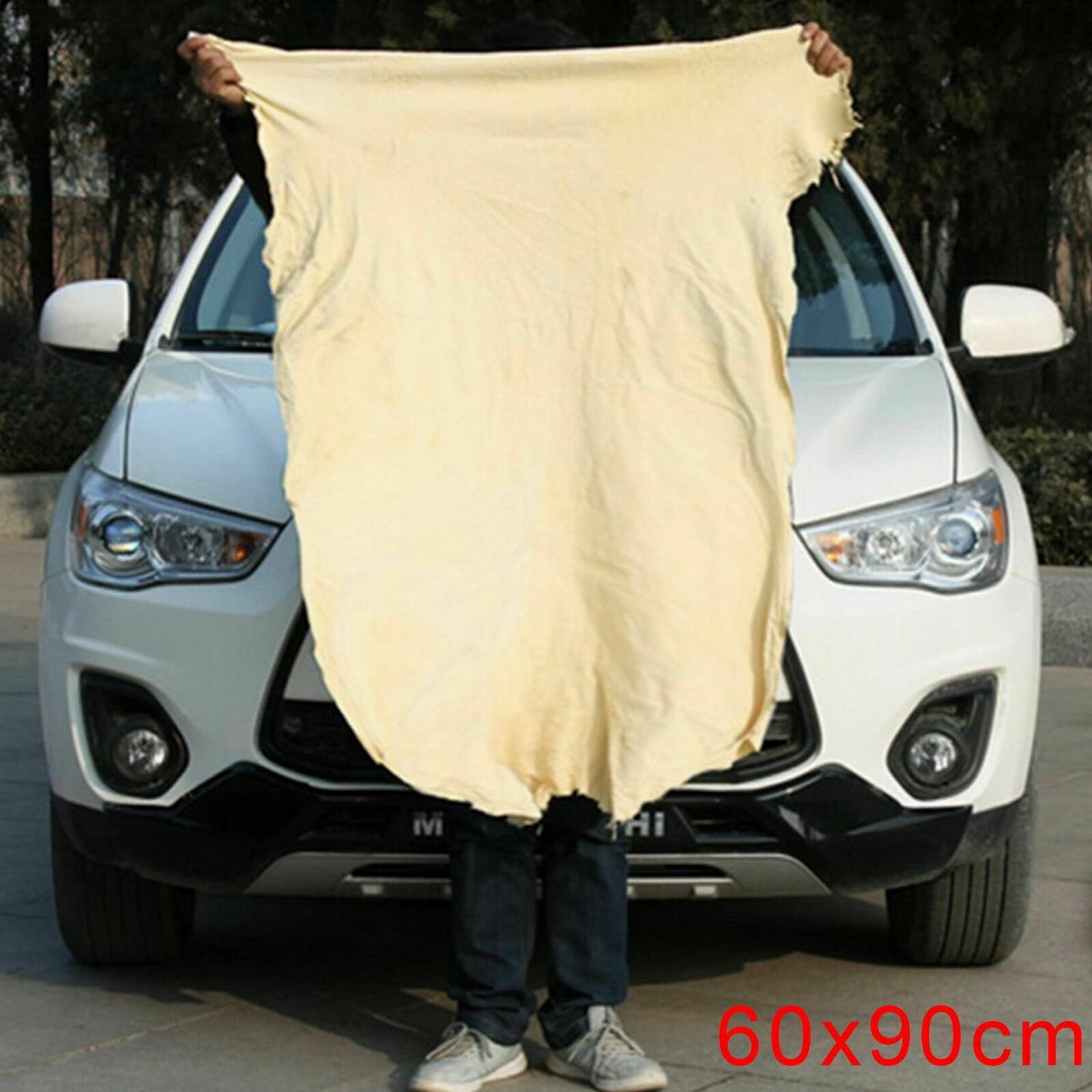 SUEIANNMN Car Nature Chamois Real Leather Washing Cloth Cleaning Towel Wipes …
