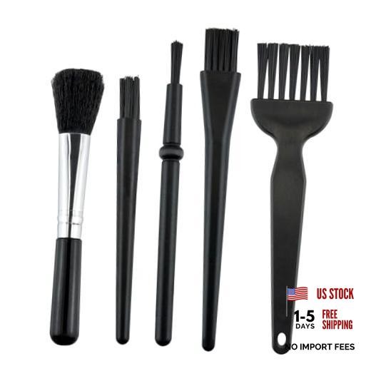 5 PCS Mini Keyboard Cleaning Brushes Kit, PP Handle Nylon Anti Static