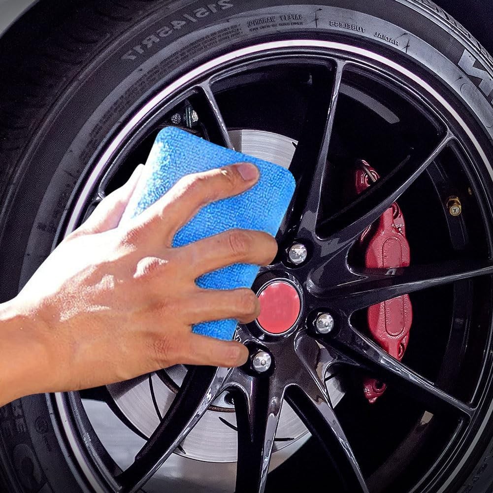 Microfiber Applicator Pads, Scratch-Car Wash Sponge for Cleaning, Premium Wax