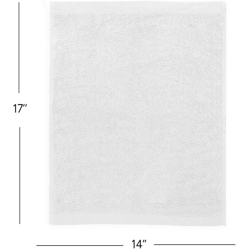Cotton Cleaning Rags Pack of 60 Highly Absorbent Non Abrasive Terry Cloths New