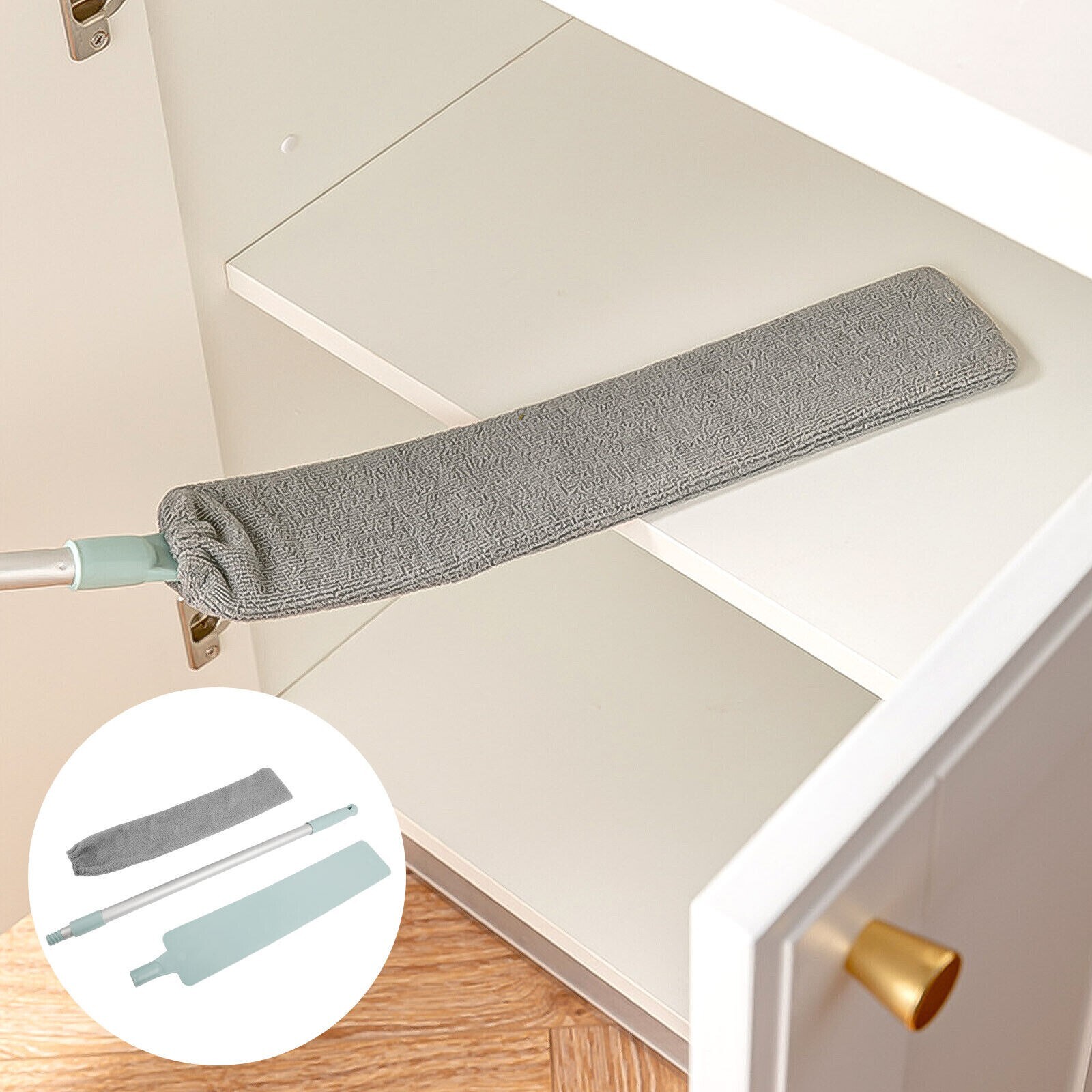 Gap Dust Cleaner Retractable Long Handle Flexible Mops Home Room For Sofa Bed US