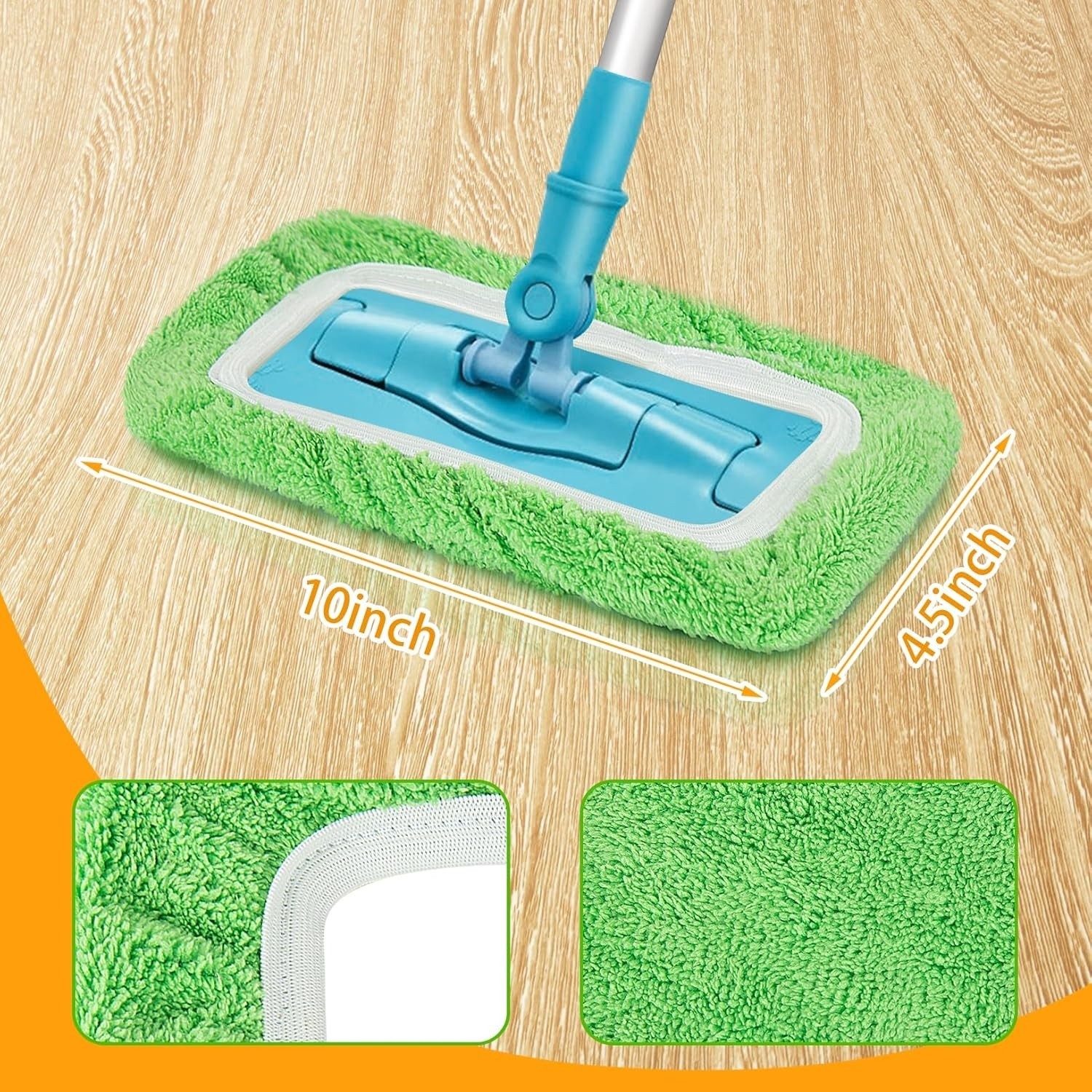 16Panos De Microfibra Reutilizables Lavables Compatibles Con Mopa Swiffer Suelos