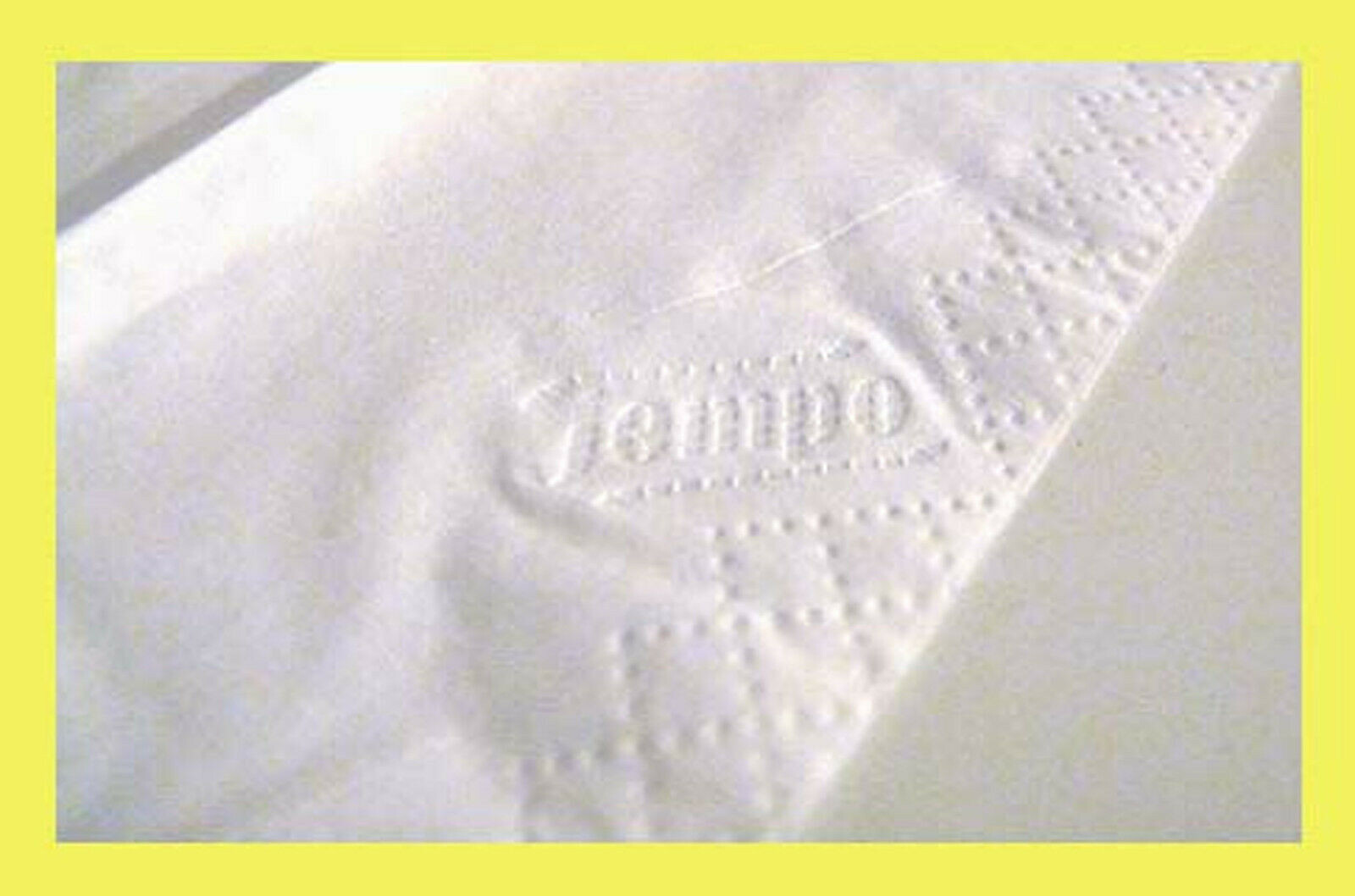 10 PACKS GENUINE TEMPO TISSUES REFILLS FOR CAR VISOR TISSUE REFILL WIPE