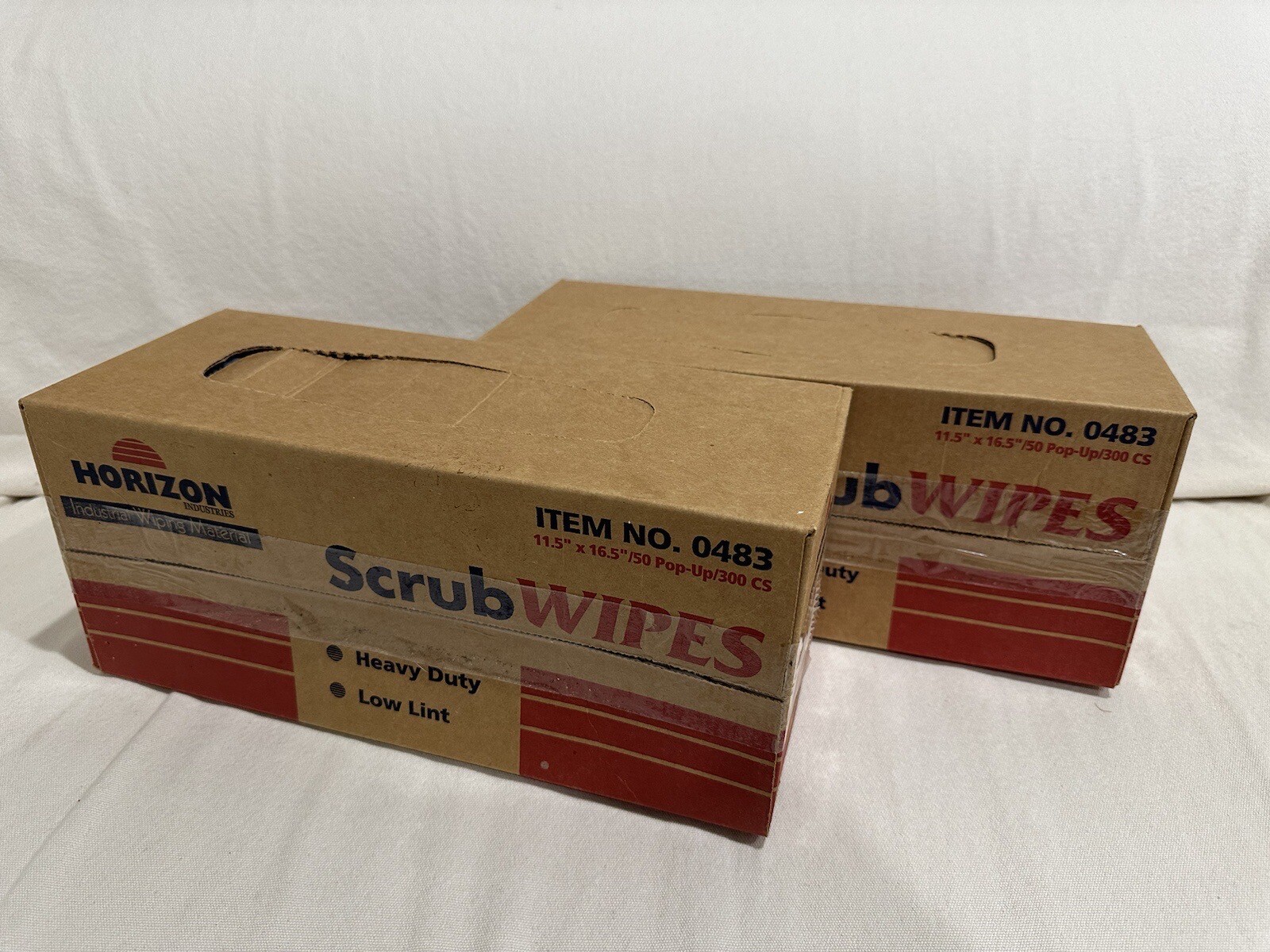 Horizon Scrub Wipes Heavy Duty Lot of 2 – 0483 (See Description)