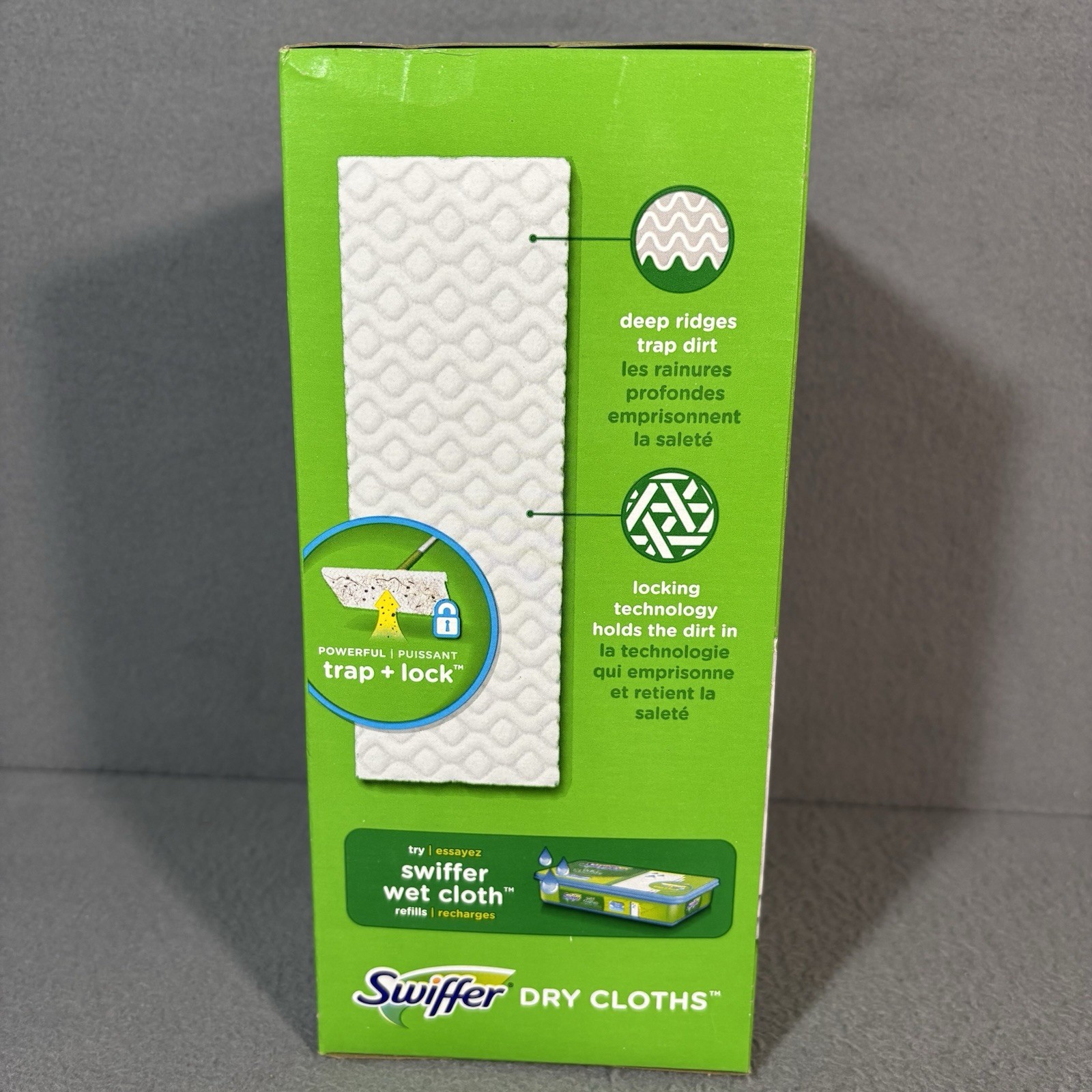 Swiffer Sweeper Dry Sweeping Cloths Unscented 52 In Pack Trap Lock Dust Free