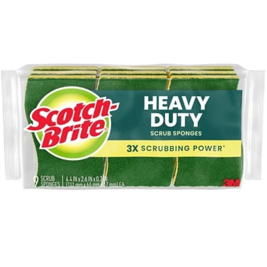 Scotch-Brite Heavy Duty Scrub Sponge (9-Pack)