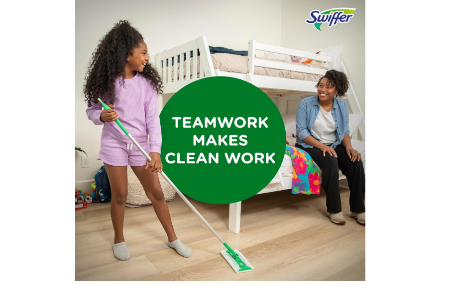 Swiffer Sweep Mop Dry Pads Refill 52 Ct Unscented Floor Cleaning Cloths Pack