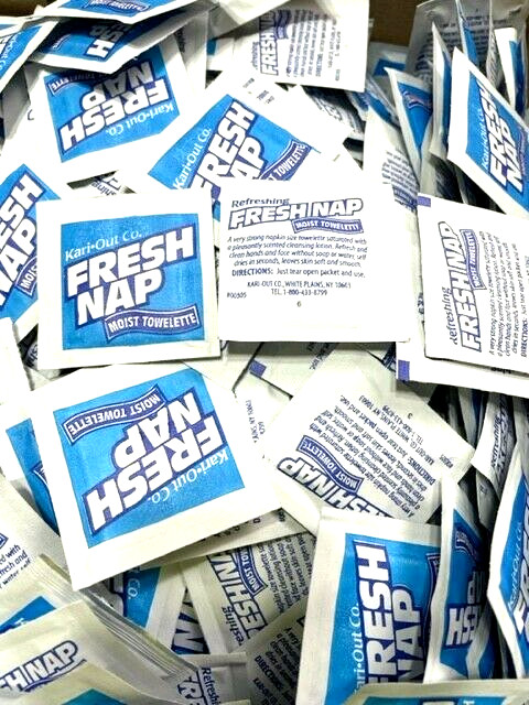 Fresh Nap Wet Non Alcohol Hand Wipes Clean on the Go 250 Packs