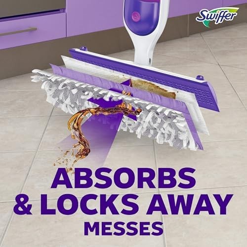 Swiffer PowerMop Mopping Kit for Floor Cleaning, Set Includes 1 Power Mop, 2