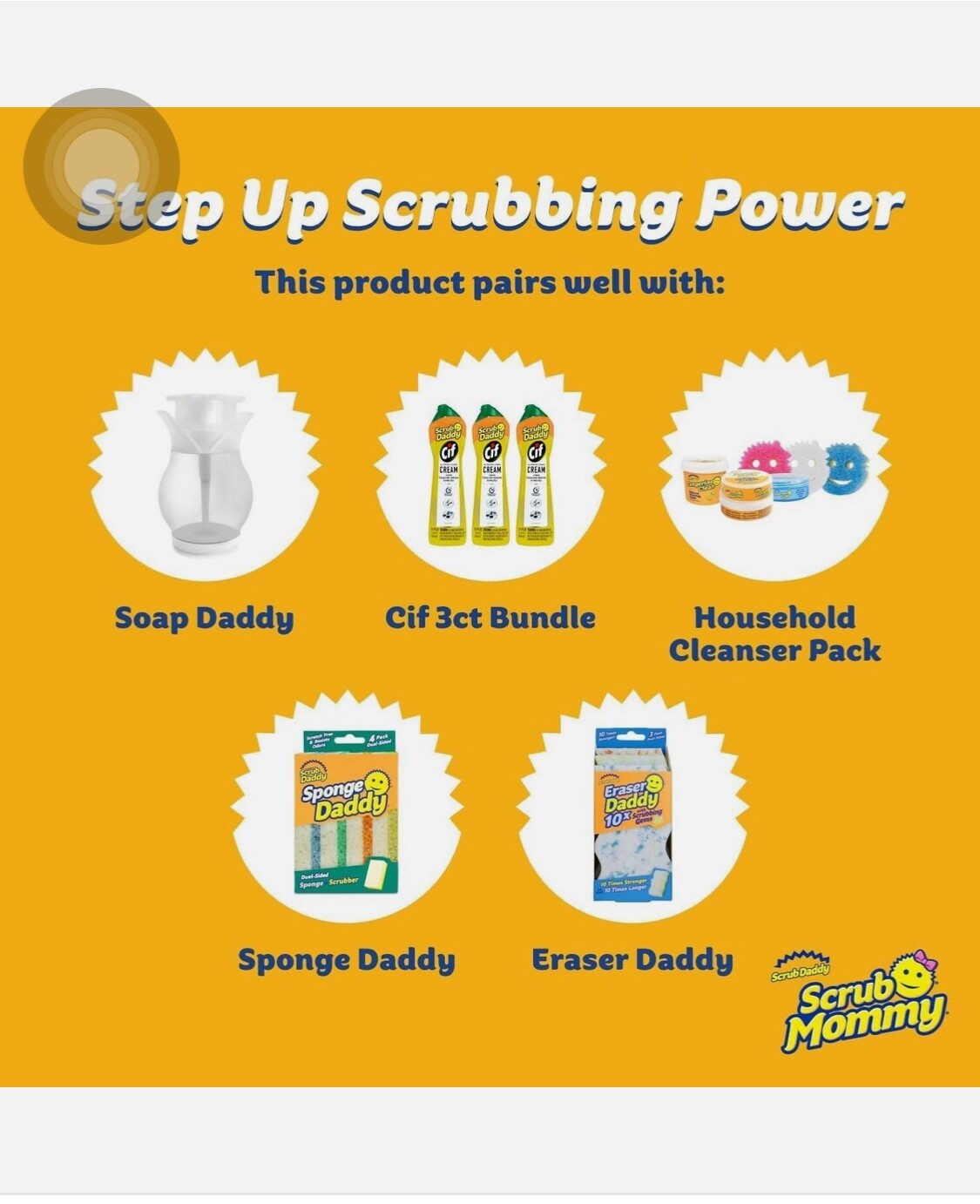 Scrub Mommy – Dual Sided Sponge with Soft Absorbent and Scratch- 3 Count
