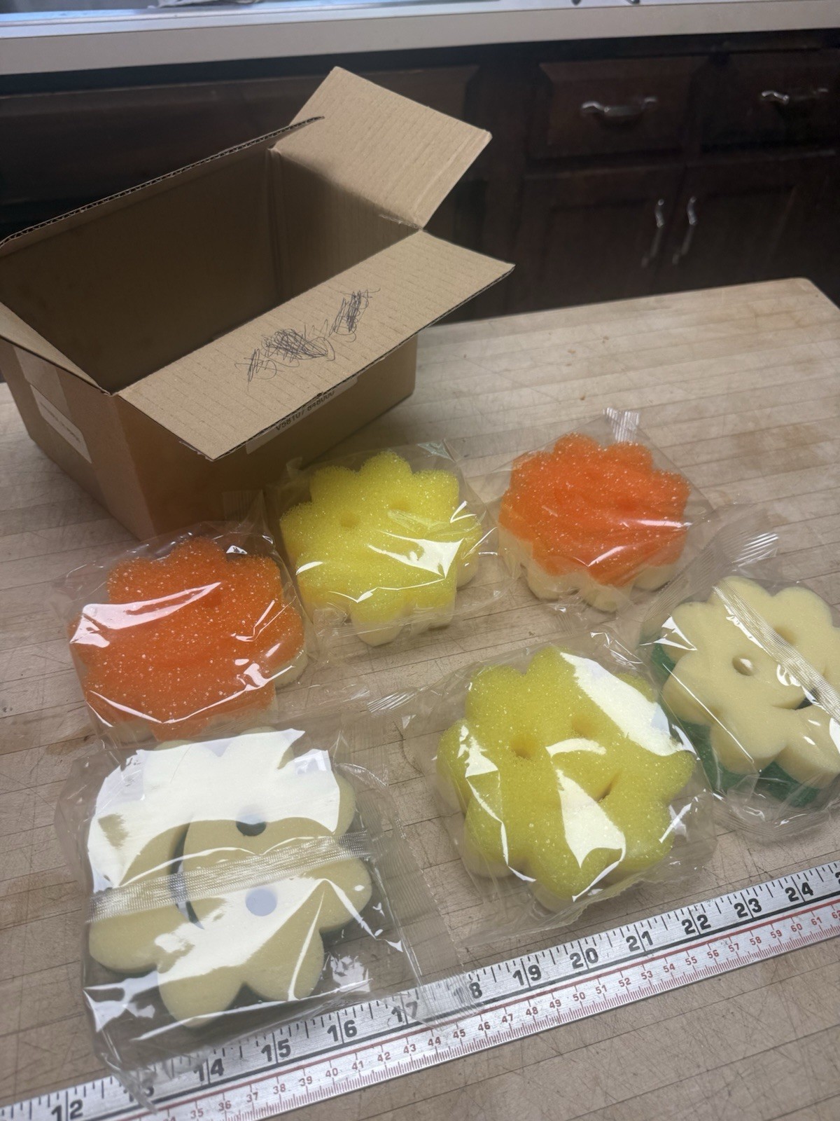 Scrub Daddy Scrub Mommy Power Flower 6 Pack With Soft Side