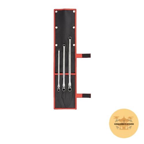 TONE Extra Long Flex Ratchet Box Wrench Set RMA300L 3pcs Japan