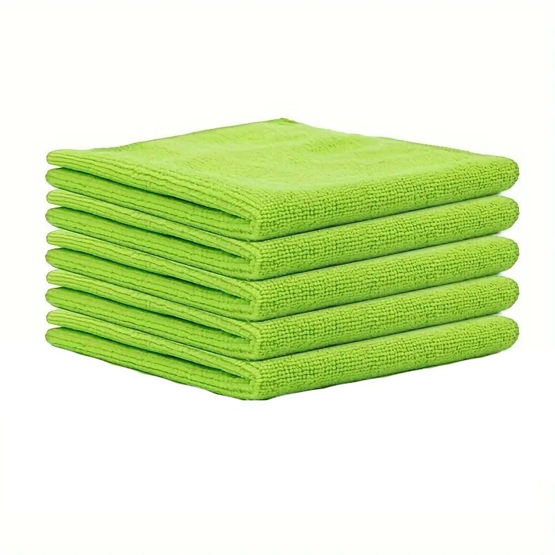5 Pack Microfiber Cleaning Cloths Towels Rag Car Detailing Kitchen House Dusting