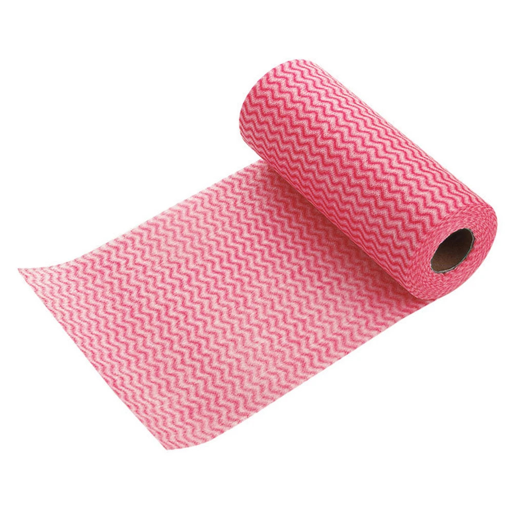 50 Count/Roll Cleaning Towels Reusable Cleaning Cloth Dish Rags Kitchen Paper To