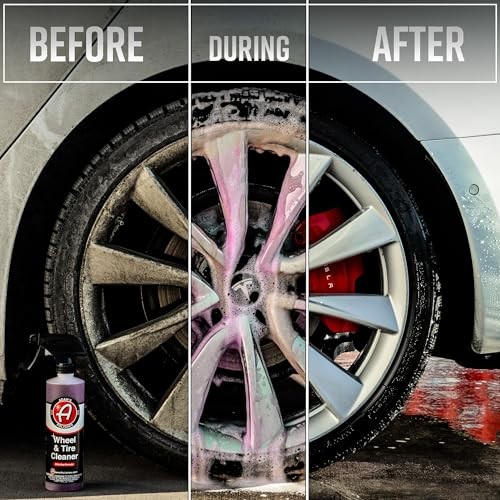 Adam’s Polishes Wheel & Tire Cleaner 16oz – Professional All in One 16 fl. oz