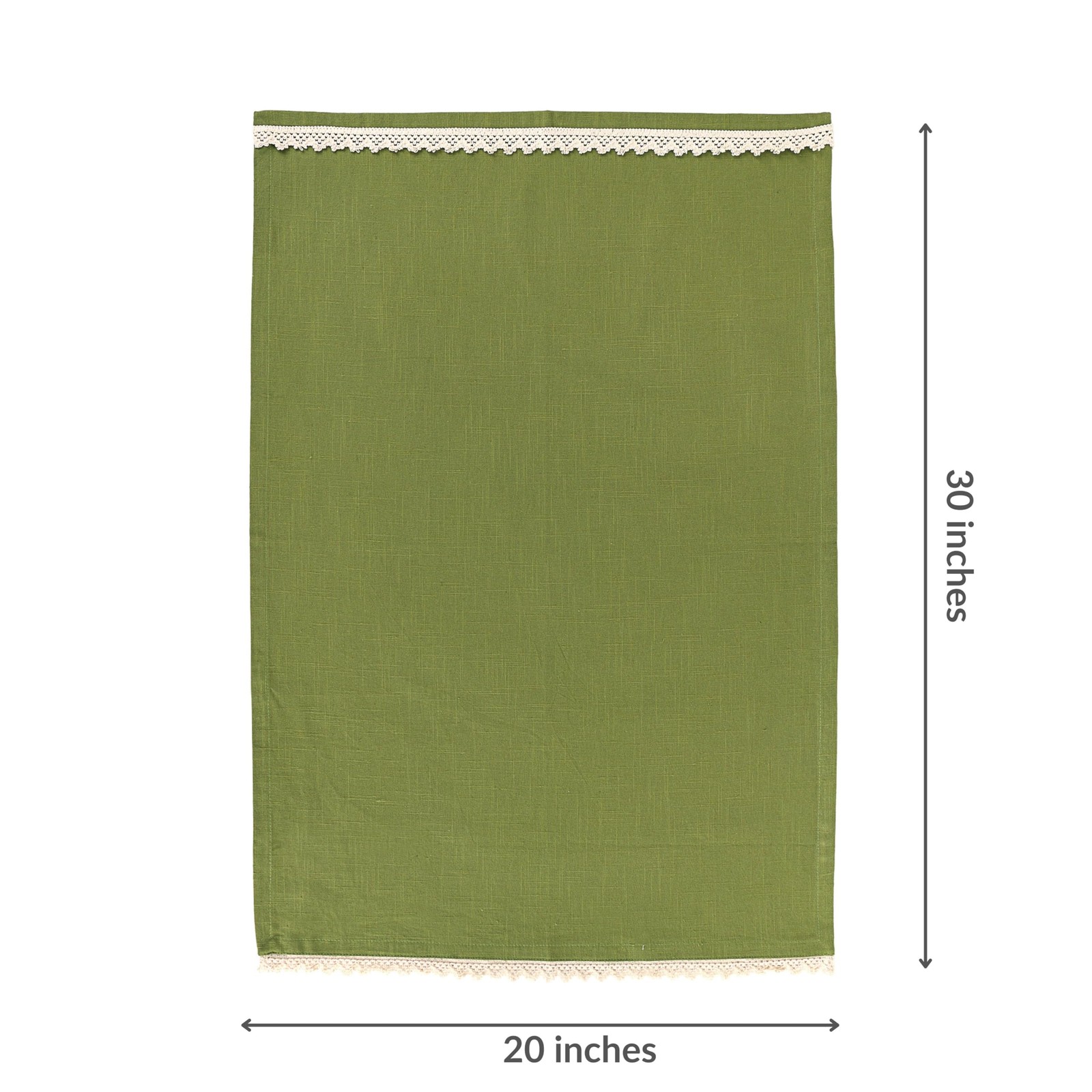 6 PCS 20×30 Inch Olive Green Cotton Kitchen Dish Towels Highly Absorbent