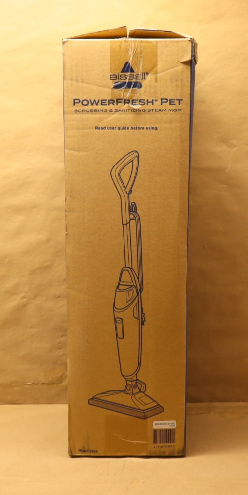 BISSELL PowerFresh Cordless Steam Mop 19404 New Open Box Missing Scrubby Pad