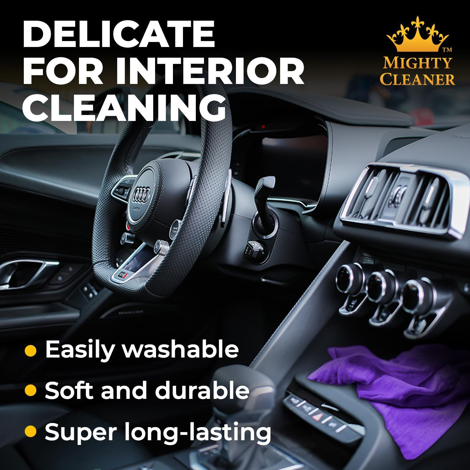 Premium 2Pk +1 Free Shammy Cloth for Car Drying – 26″X17″ – Super Absorbent