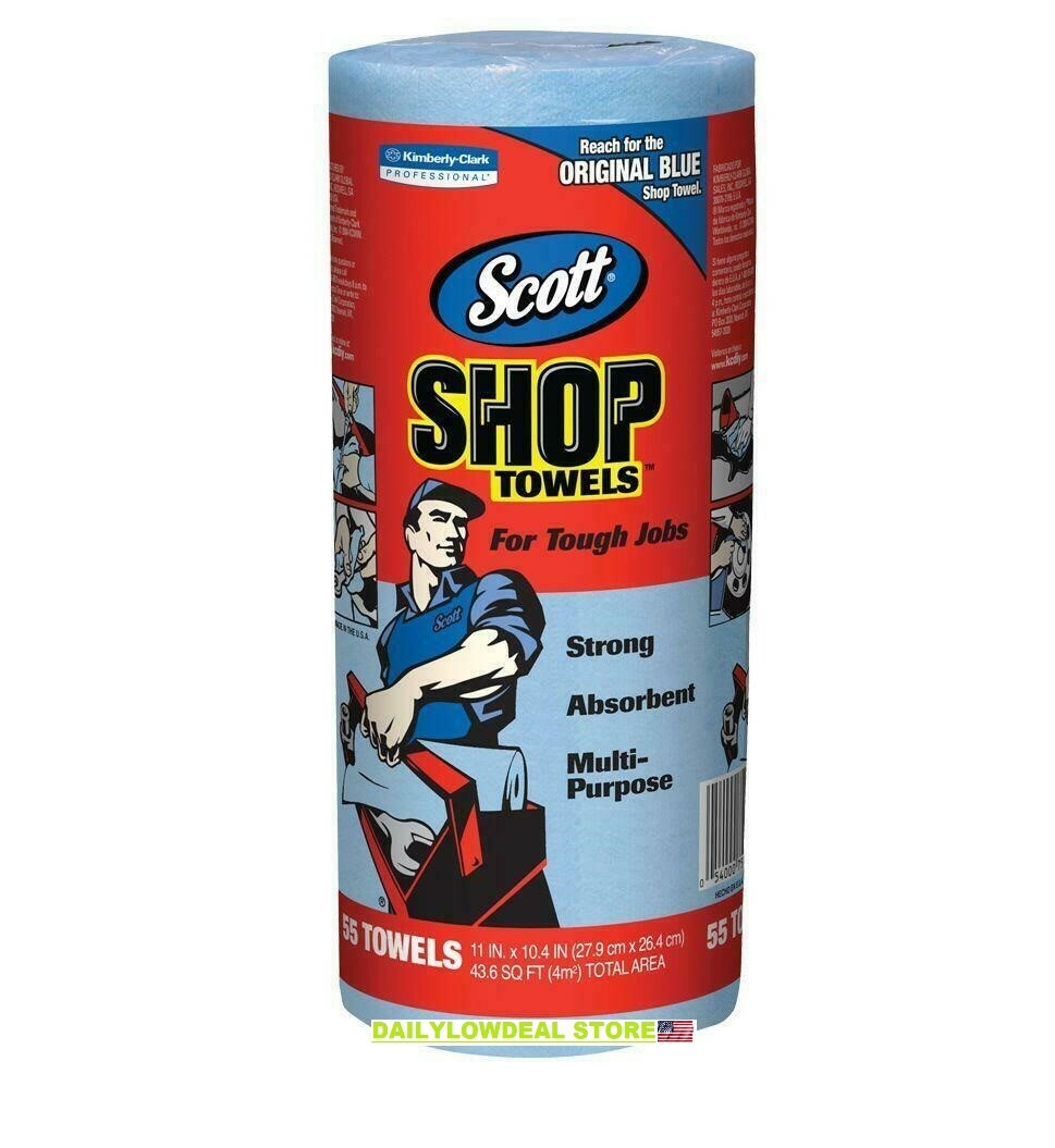 Scott Professional Multi Purpose Shop Paper Towels 55 Sheets 6, 9 OR 12 Rolls