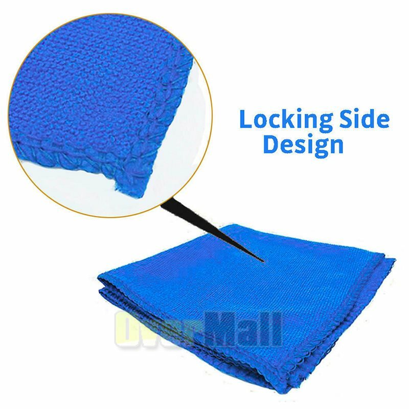 100 Toallas De Microfibra 12×12 Secado Rapido Para Limpieza Autos Carros Cocina