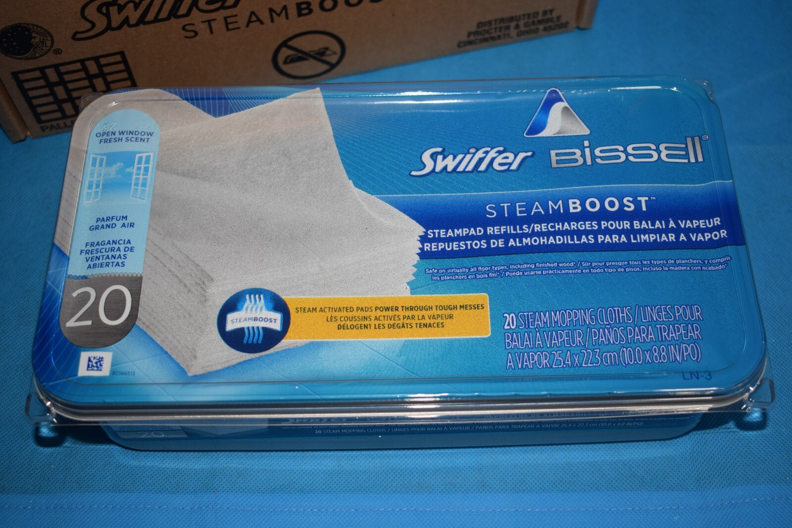 Swiffer Bissell Steamboost Steampad Refills 20 Count Fresh Scent NEW S-C