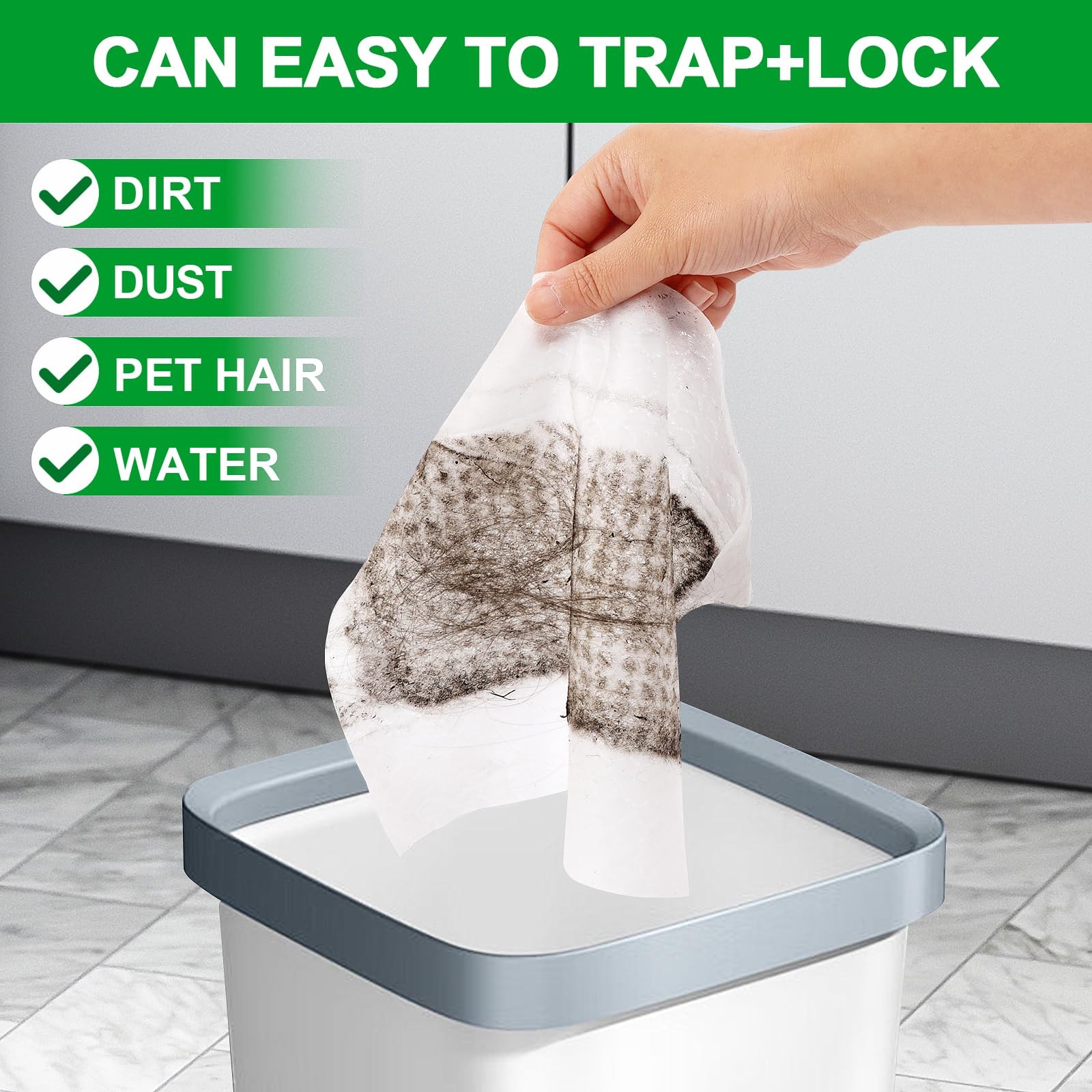 XL Dry Sweeping Cloths for Swiffer Sweeper XL Mop – 50 Count Disposable X-Lar…