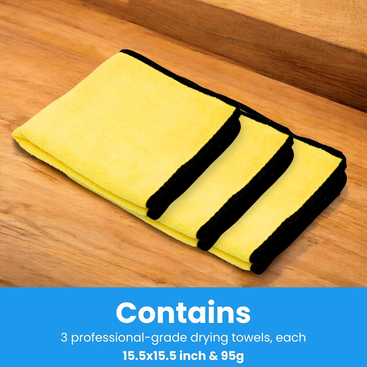Microfiber Cleaning Cloth Towel Rag Car Polishing Detailing No-Scratch Set of 10