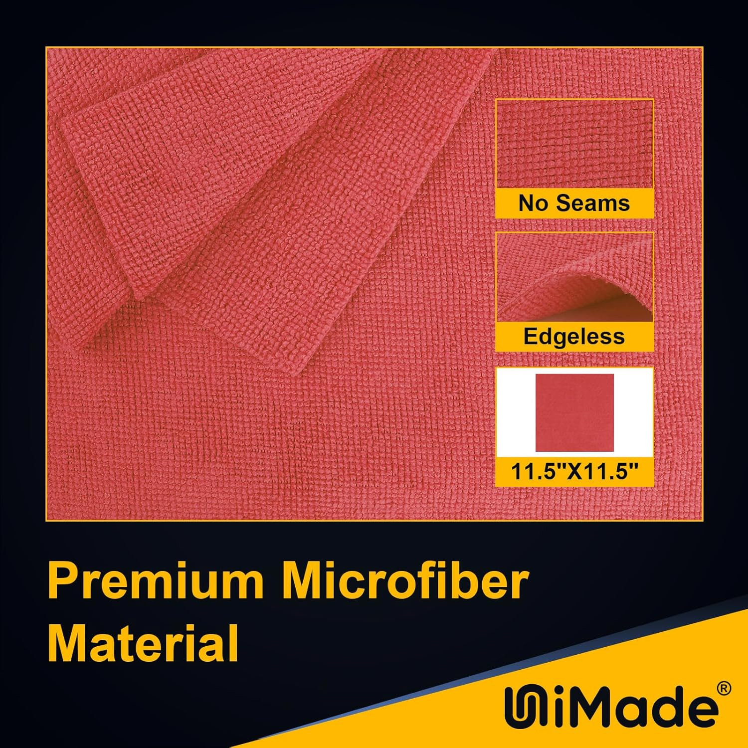 Shop Towel, 100 Pack Commercial Grade Work Rags Microfiber Towels for Cars Clean