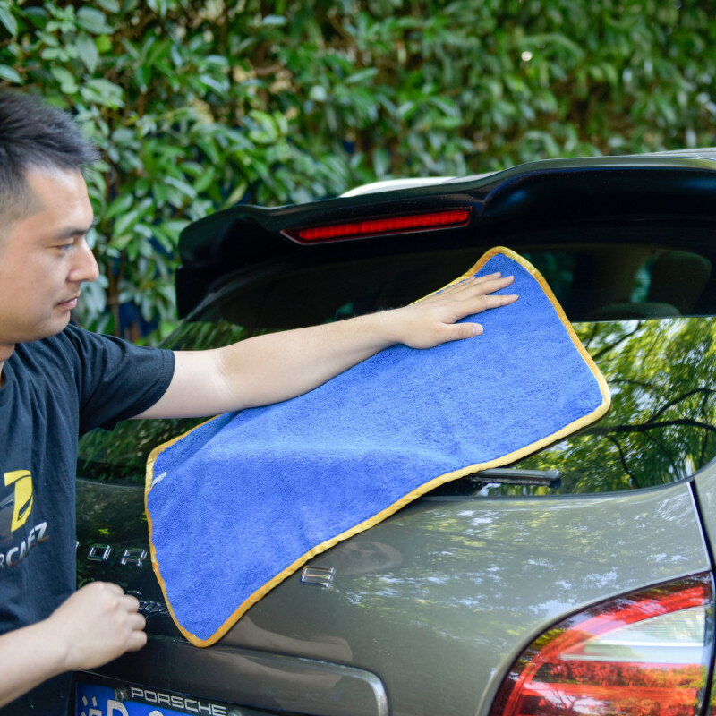 Large Microfiber Car Drying Towels Super Absorbent Scratch Free 16 “x 24” Blue