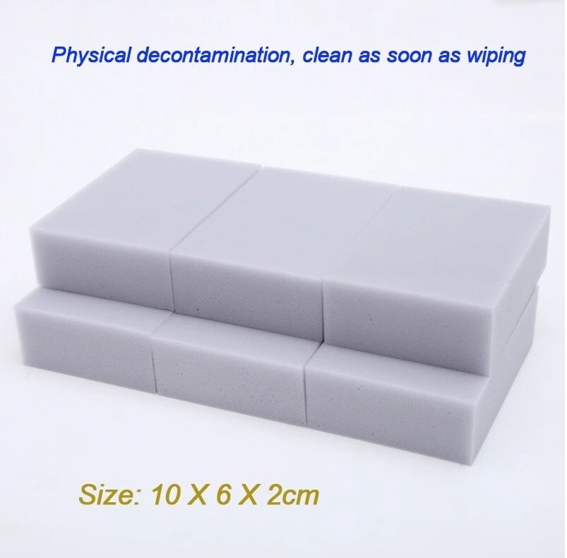 100pcs Gray Sponge Magic Melamine Erase Premium Cleaning Foam Thick Washing Bulk