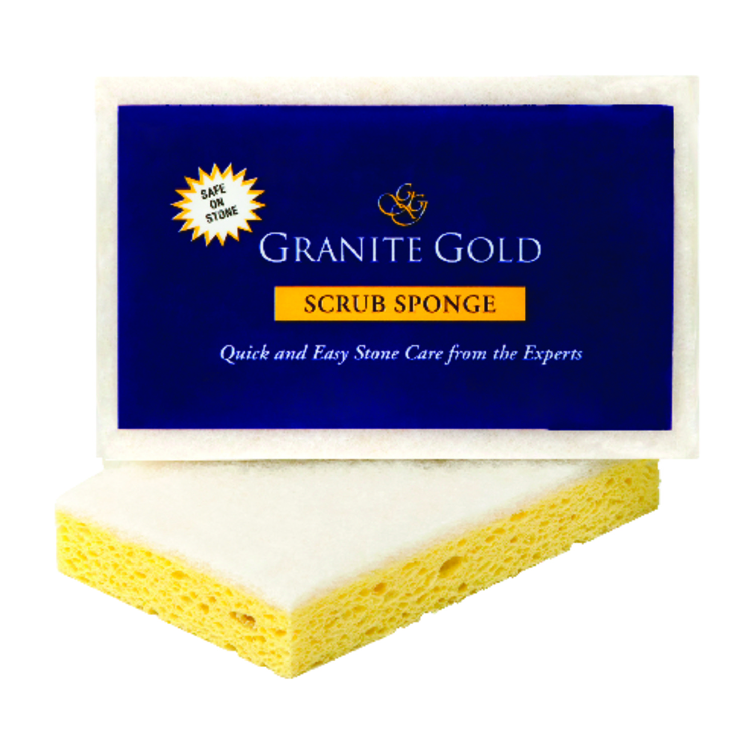 Granite Gold Delicate, Light Duty Scrubber Sponge For Granite 1in.L (Pack of 12)