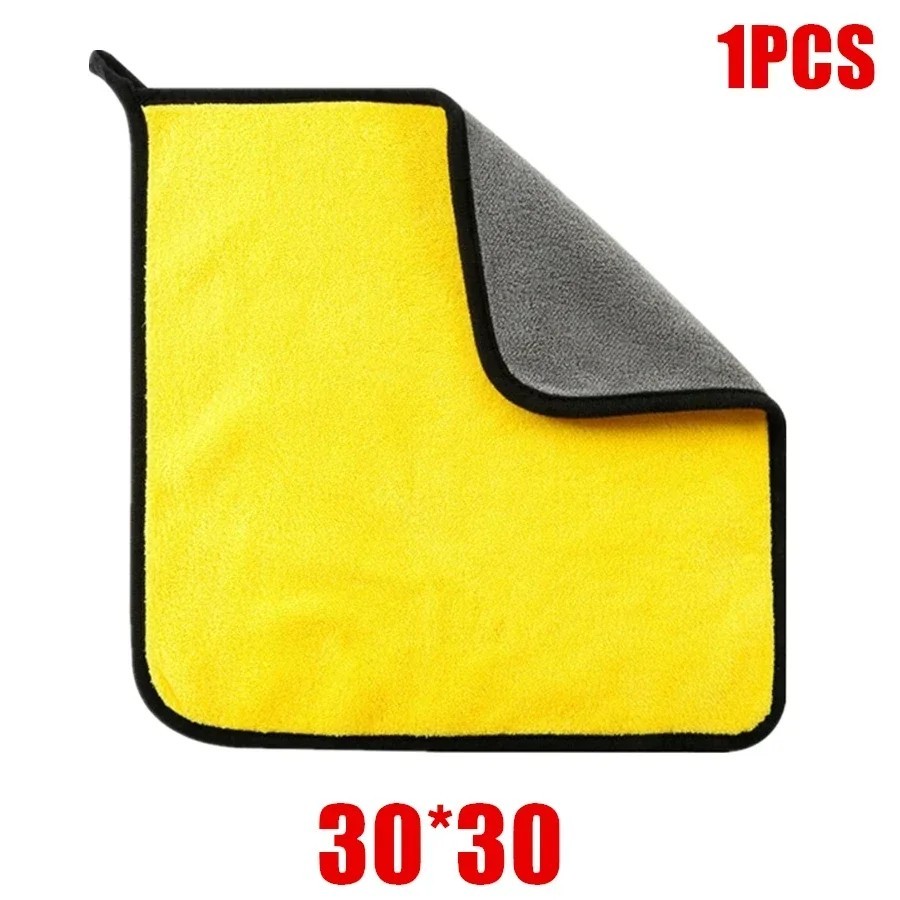 1/2/6 Pack Car Cleaning Cloth Professional Cleaning Car Wiping Microfiber Towel