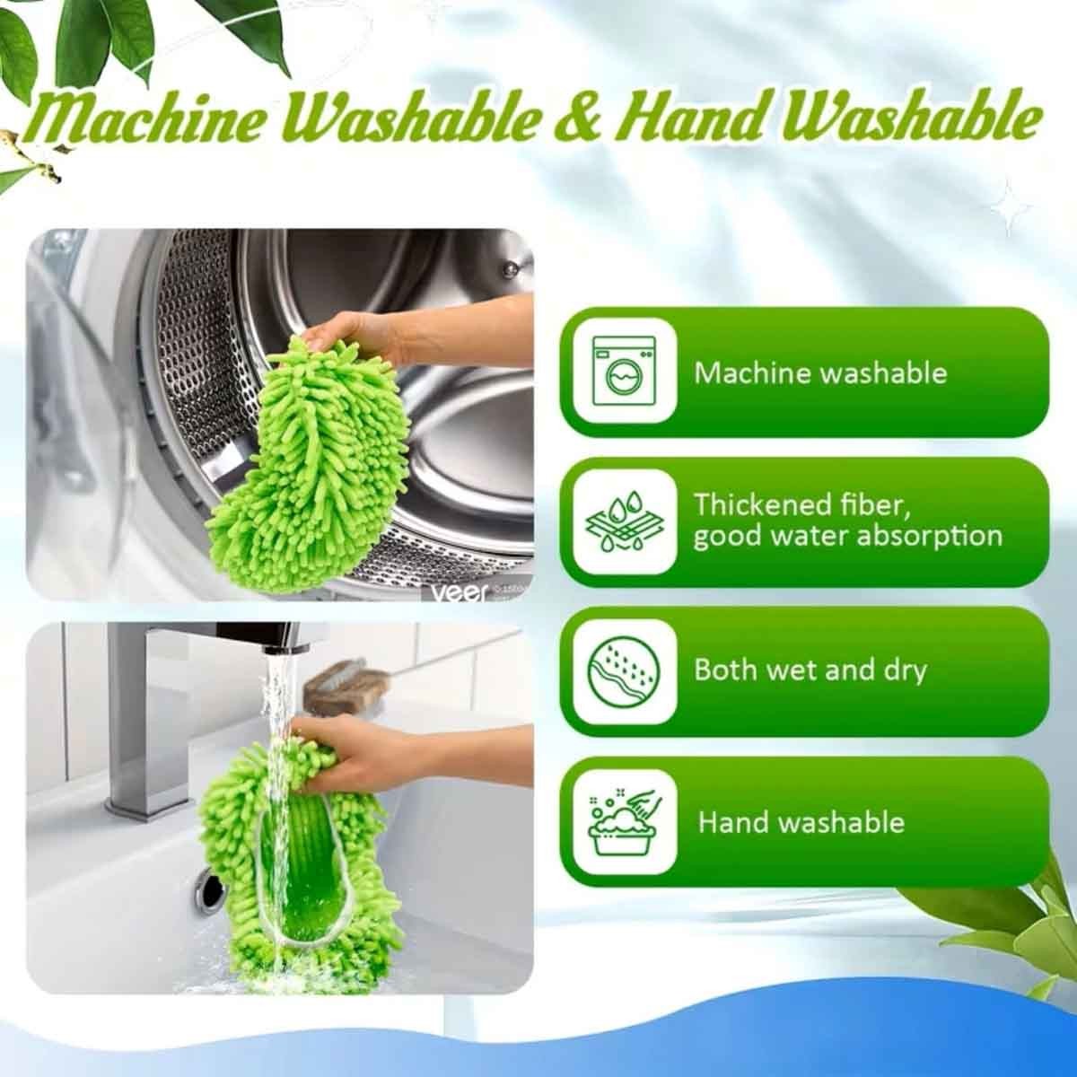 8 Pack Reusable Chenille Mop Refill Pads Fit Standard Swiffer Sweeper New