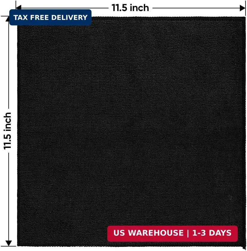 Microfiber Cleaning Cloth Set of 20 Towel Rag Car Polishing Detailing No-Scratch