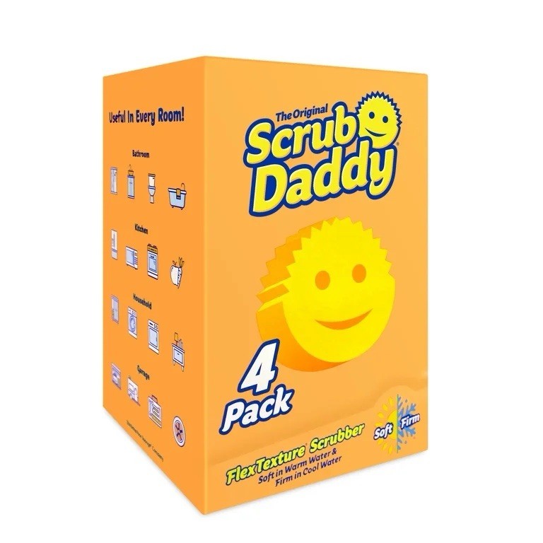 Original 8 -Pack-Scrub Daddy & Scrub Mommy – Kitchen Sponges – Dish Scratch Free