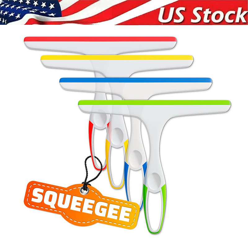 Window Mirror Car Windshield Squeegee Shower Glass Wiper Kitchen House Clean US