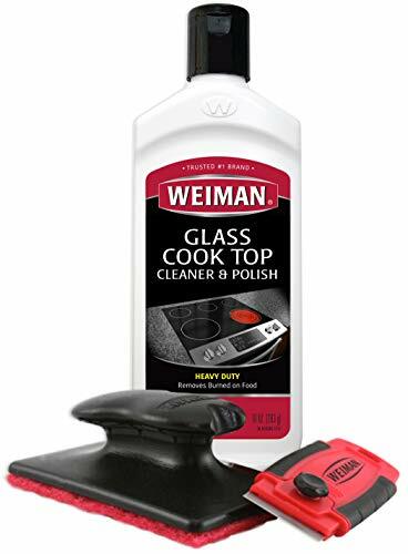Glass & Ceramic Smooth Cooktop Cleaner & Polish w/ Scrubbing Pad (10oz)